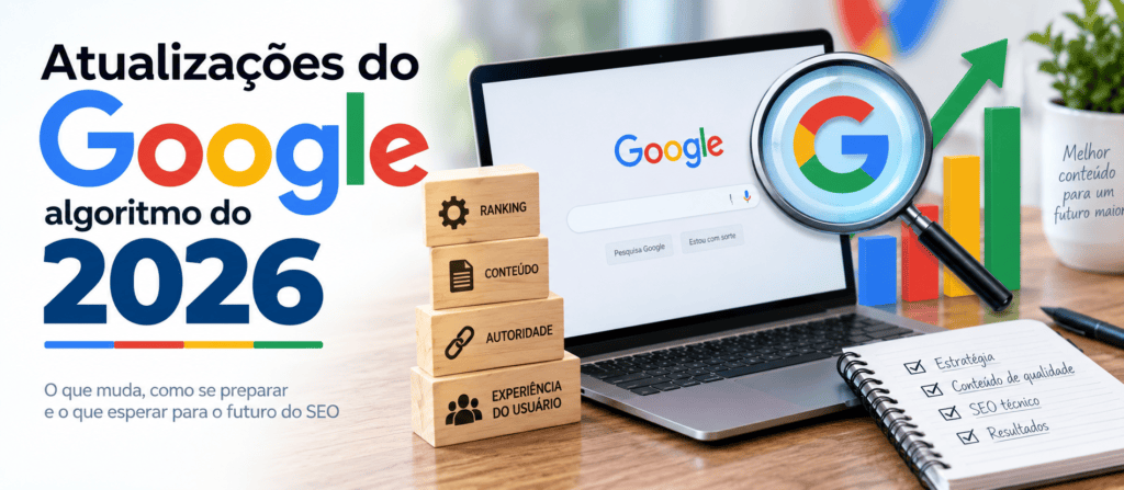 Atualizações do algoritmo do Google 2026