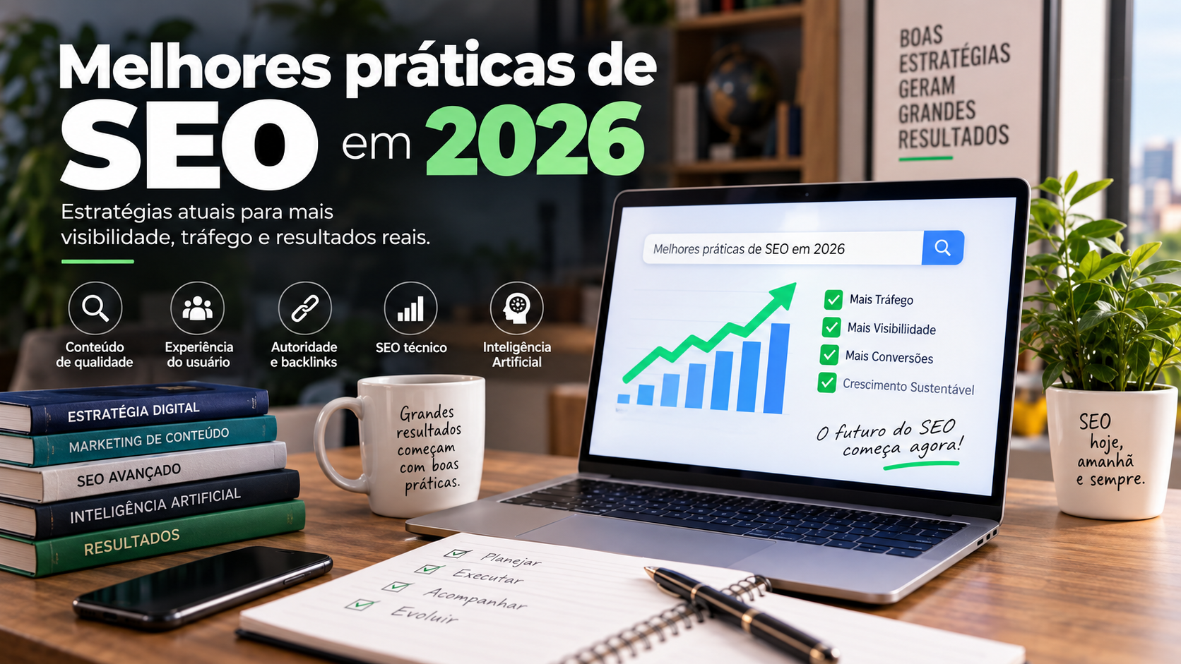 Melhores práticas de SEO em 2026